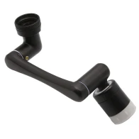 SEFIS faucet extension 1440° rotatable - black with rubber