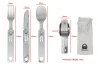 SEFIS travel folding cutlery 3-in-1