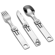 SEFIS travel folding cutlery 3-in-1