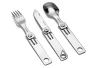 SEFIS travel folding cutlery 3-in-1