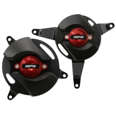 SEFIS CNC engine cover Kawasaki Z900 2017-2025 red SEFIS CNC engine cover Kawasaki Z900 2017-2025 red