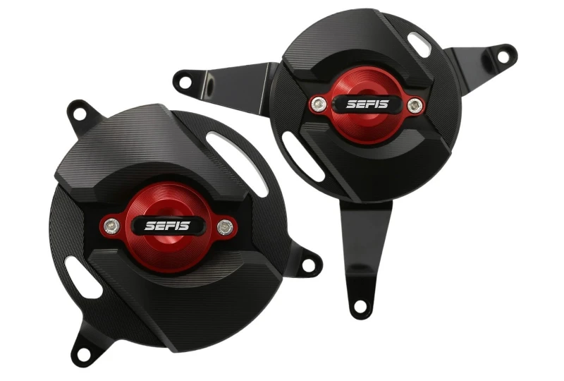 SEFIS CNC engine cover Kawasaki Z900 2017-2024 red for a motorcycle