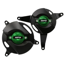 SEFIS CNC engine covers Kawasaki Z900 2017-2025 green SEFIS CNC engine covers Kawasaki Z900 2017-2025 green