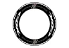 SEFIS one-piece wheel decals HONDA CBR1100XX SUPER BlackBird