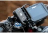SEFIS RW + phone holder with anti-shock adapter - into the steering neck for a motorcycle