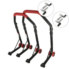 SEFIS D18 front and rear motorcycle stand set - red - 2in1 / 2in1 SEFIS D18 front and rear motorcycle stand set - red - 2in1 / 2in1