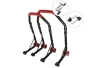 SEFIS D18 front and rear motorcycle stand set - red - 2in1 / paddles