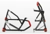 SEFIS D18 front head lift paddock stand - red for a motorcycle