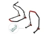 SEFIS D18 front head lift paddock stand and rear paddock stand set - hooks - red