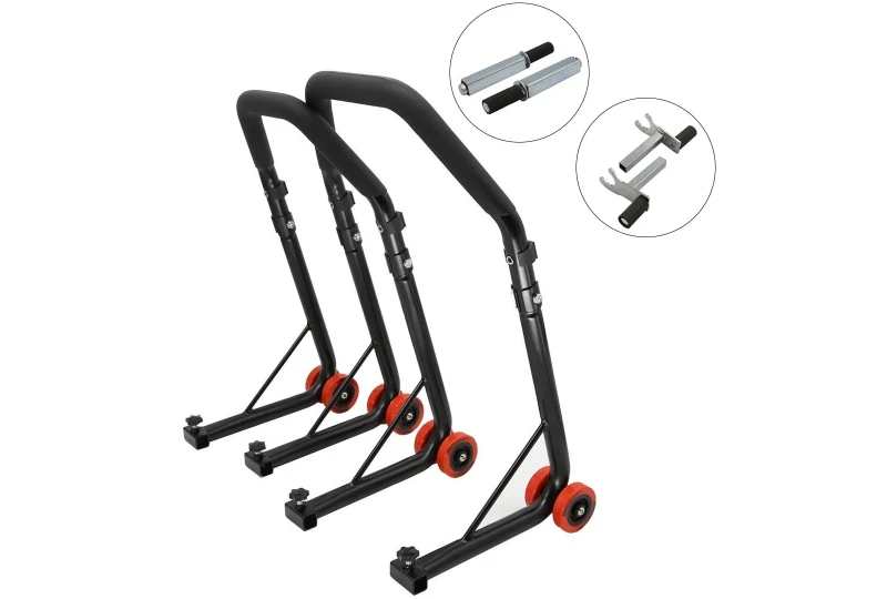 SEFIS D18 front and rear motorcycle stand set - single / 2in1