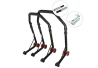 SEFIS D18 front and rear motorcycle stand set - black - single / hook