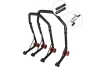 SEFIS D18 front and rear motorcycle stand set - black - pins / 2in1