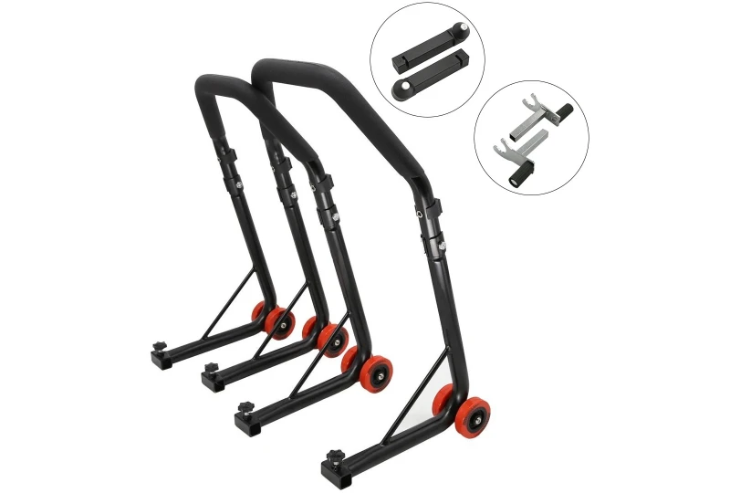 SEFIS D18 front and rear motorcycle stand set - pins / 2in1