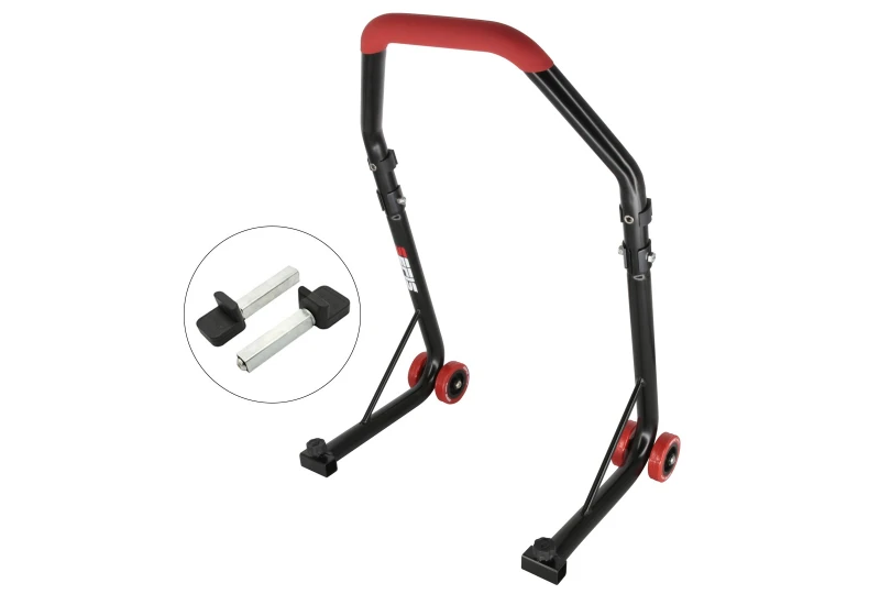 SEFIS D18 universal rear motorcycle stand - red - paddle