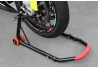 SEFIS D18 universal front motorcycle stand - red - thorn