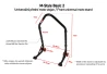 SEFIS Basic 2 universal front motorcycle stand - fork