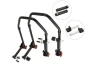 SEFIS D20 foldable motorcycle stand front and rear set - pins / paddles for a motorcycle