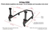 SEFIS D20U foldable movable universal front paddock stand for a motorcycle