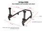 SEFIS D20U Folding Rolling Rear Stand for Honda CMX 500/1100 Rebel for a motorcycle