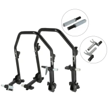 SEFIS D20U foldable mobile motorcycle stand front and rear set Single / 2in1