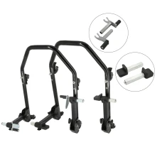 SEFIS D20U foldable mobile motorcycle stand front and rear set 2in1 / standard