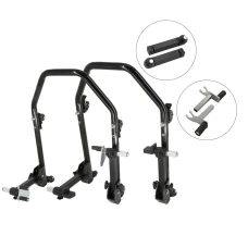 SEFIS D20U foldable mobile motorcycle stand front and rear set Pin / 2in1