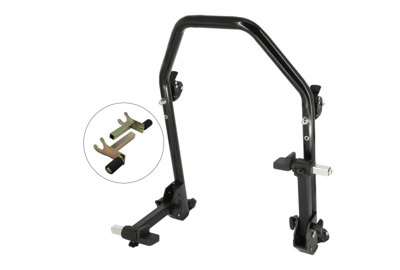 SEFIS D20U foldable movable universal rear paddock stand - 2in1