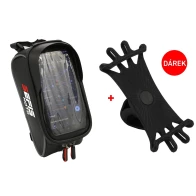 SEFIS D2 waterproof phone holder for bicycles with bag + free Flex bicycle phone holder