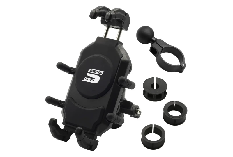 SEFIS Bind durable mobile phone holder with anti-shock adapter for a motorcycle