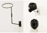 SEFIS 360° helmet holder on the wall black for the household