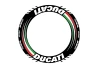 SEFIS one-piece wheel decals DUCATI