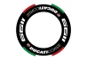 SEFIS one-piece wheel decals DUCATI Corse 1199 black