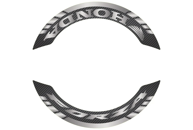 SEFIS dvoudílné polepy na kola HONDA Forza carbon-šedá for a motorcycle