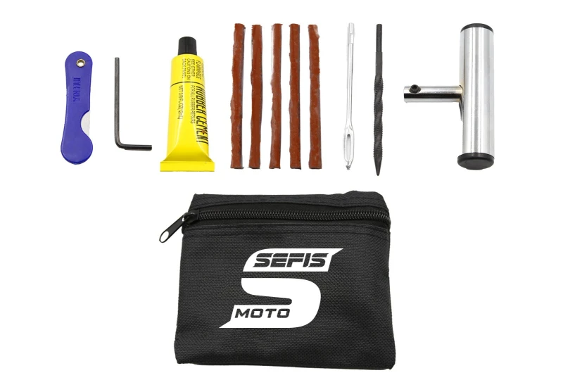 Sefis Pocket Moto Tubeless Tire Repair Kit for the car