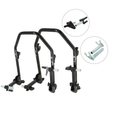 SEFIS D20U foldable mobile motorcycle stand front and rear set Fork / Hook