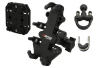SEFIS SPINE T full metal phone holder with socket and anti-shock adapter for BMW R1200GS for a motorcycle