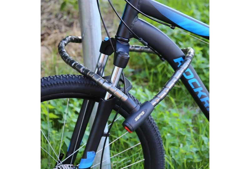SEFIS segmented steel cable lock 1,5M for bikes for a motorcycle