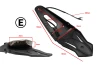 SEFIS enduro license plate holder with backlight for a motorcycle