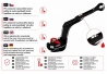 SEFIS CNC levers folding and extendable Yamaha for a motorcycle SEFIS CNC levers folding and extendable Yamaha for a motorcycle