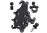 SEFIS Grab durable ABS mobile phone holder with anti-shock adapter - into the steering neck for a motorcycle SEFIS Grab durable ABS mobile phone holder with anti-shock adapter - into the steering neck for a motorcycle