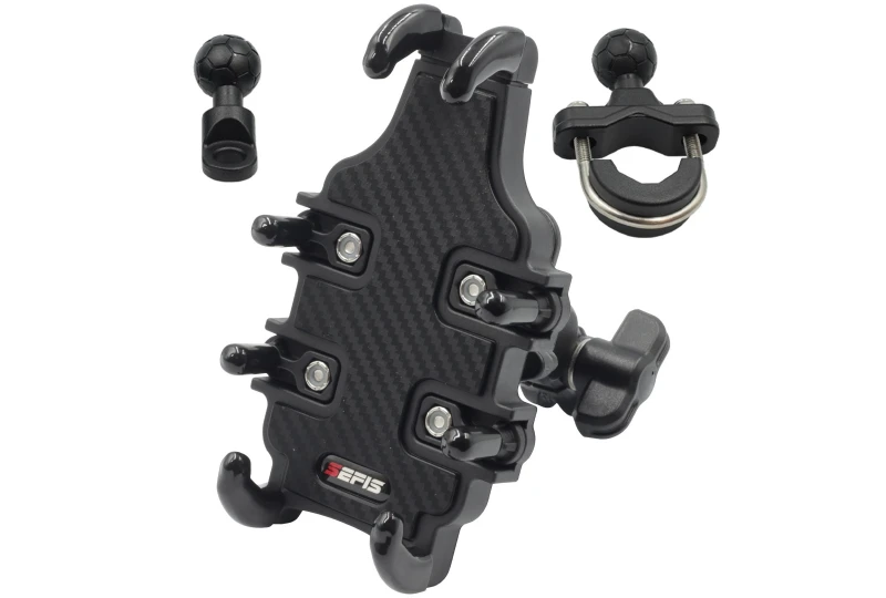SEFIS Grab durable ABS mobile phone holder with anti-shock adapter for a motorcycle