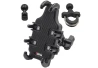SEFIS Grab durable ABS mobile phone holder with anti-shock adapter for a motorcycle