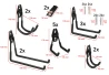 SEFIS metal wall hook set 14pcs to the garage workshop