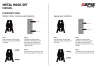 SEFIS metal wall hook set 14pcs to the garage workshop