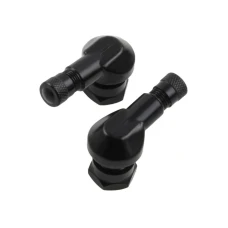 SEFIS aluminum 11.3mm curved valves - black