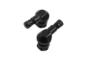 SEFIS aluminum 11.3mm curved valves - black for a motorcycle