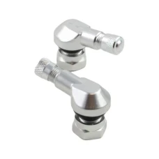 SEFIS aluminum 8,3mm curved valves - silver