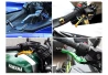 SEFIS CNC levers foldable and extendable Kawasaki