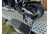 SEFIS C20 motorcycle wheel chock + SEFIS SET 25 Securing Straps for a motorcycle