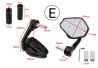 SEFIS RAW 1 mirrors BMW M12 for a motorcycle